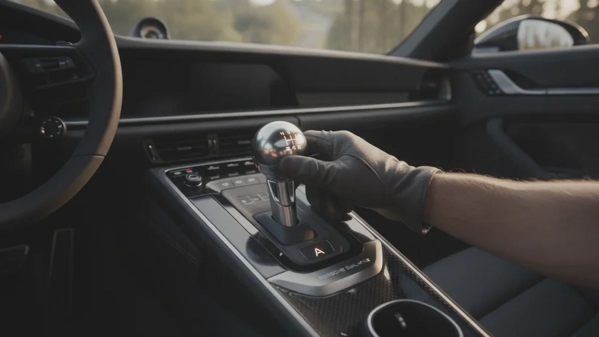 A Porsche zseniális váltókart mutat be: automatává és valódi manuálissá is válik