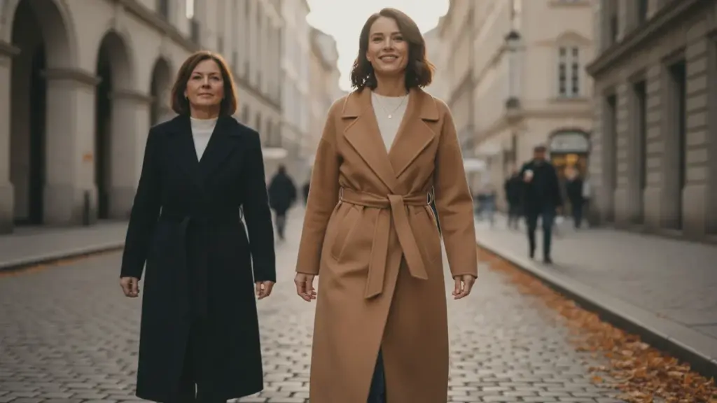 Ez az egyszerű kabátkötési módszer azonnal fiatalabbá varázsol