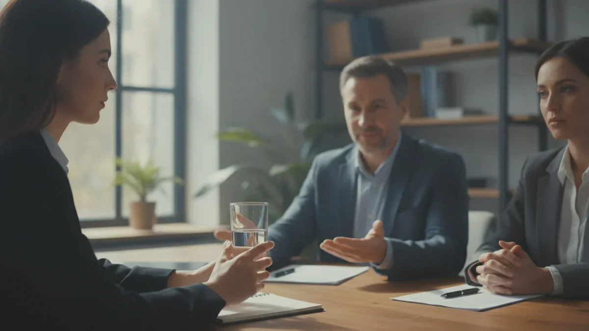 Pohárral kínálták az állásinterjún? Ez egy rejtett teszt, amely befolyásolja a karrierjét